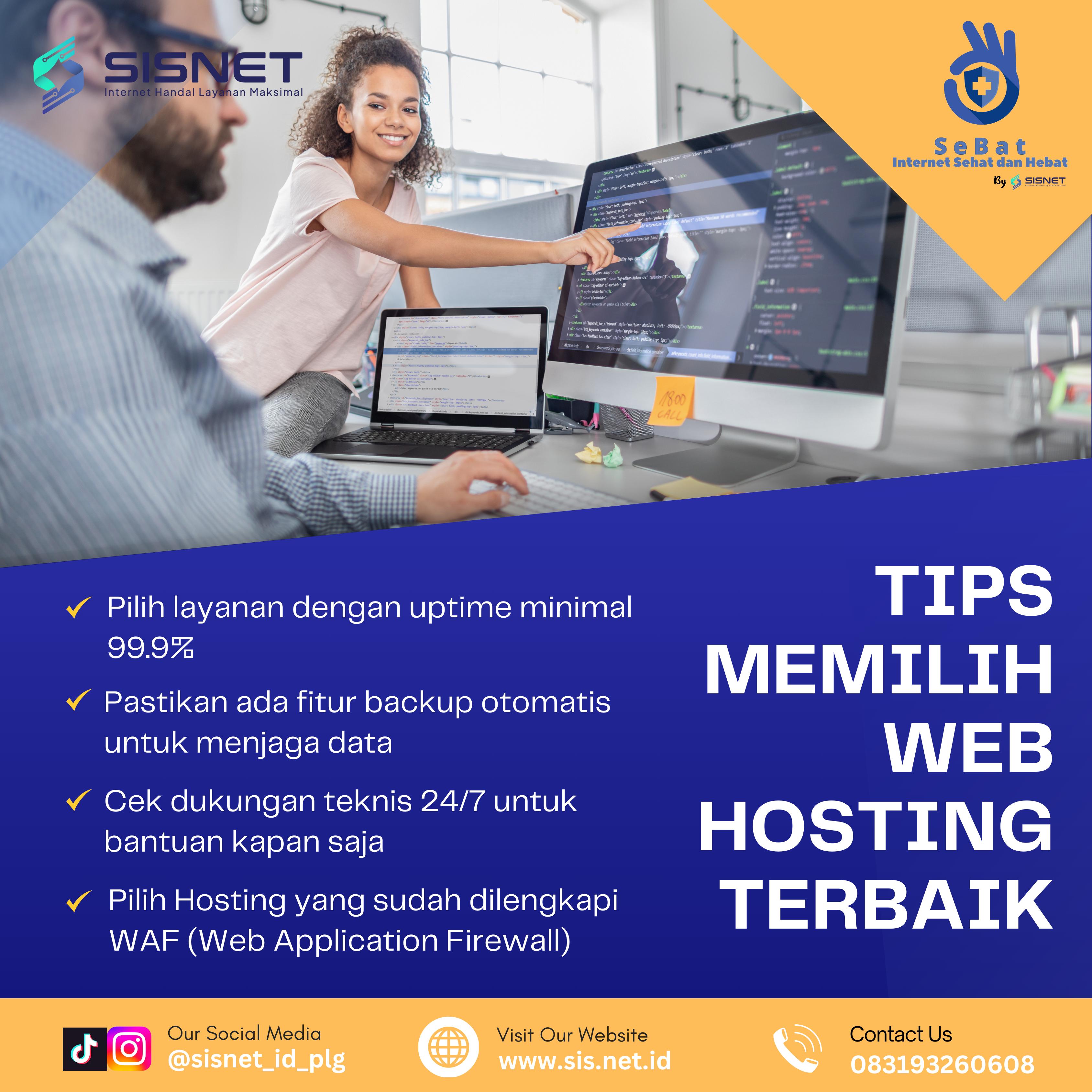 Tips memilih Web Hosting Terbaik