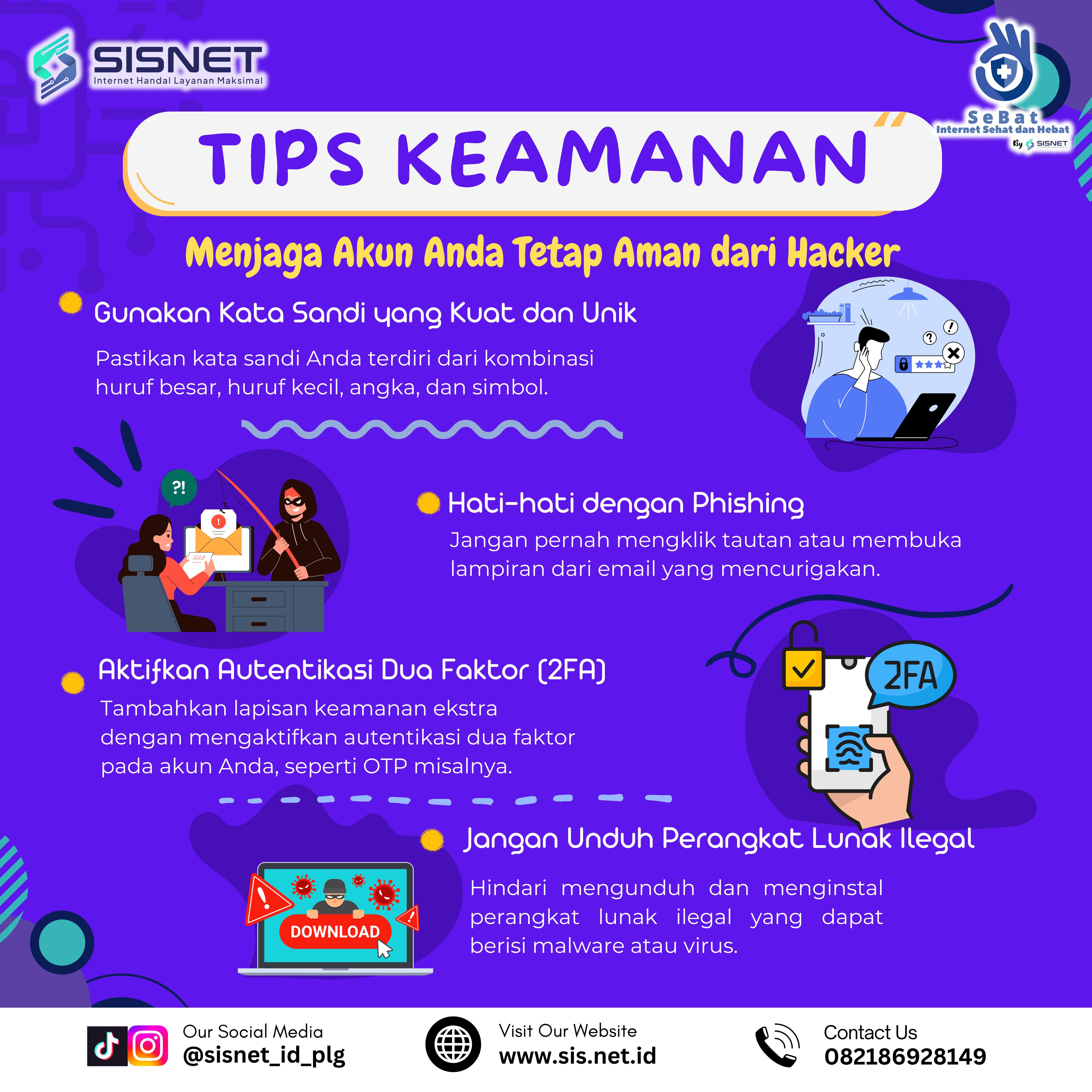 🔐 Tips Menjaga Akun Tetap Aman dari Hacker